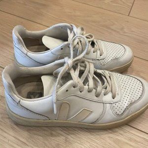 Veja White Cream Sneakers